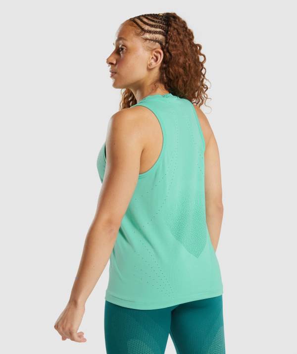Damske Tielko Gymshark Apex Seamless Tyrkysové | LH0428596